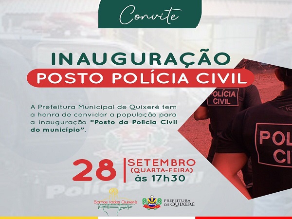 Inauguração Posto Polícia Civil