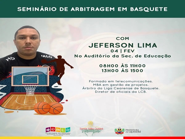 OPORTUNIDADE – Curso de Formação de Árbitros de Basquete