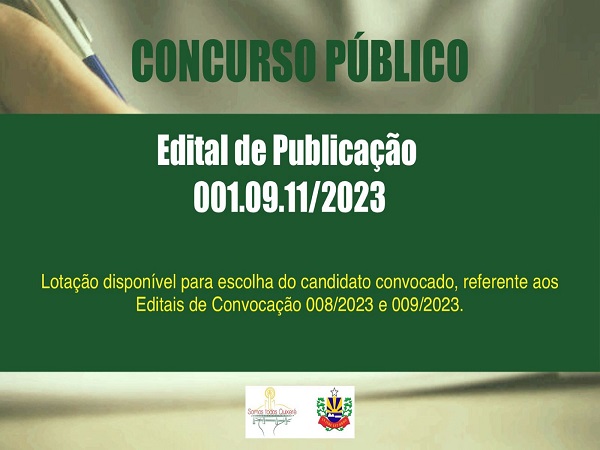 Convocação 03/2022 - Concurso 01/2018